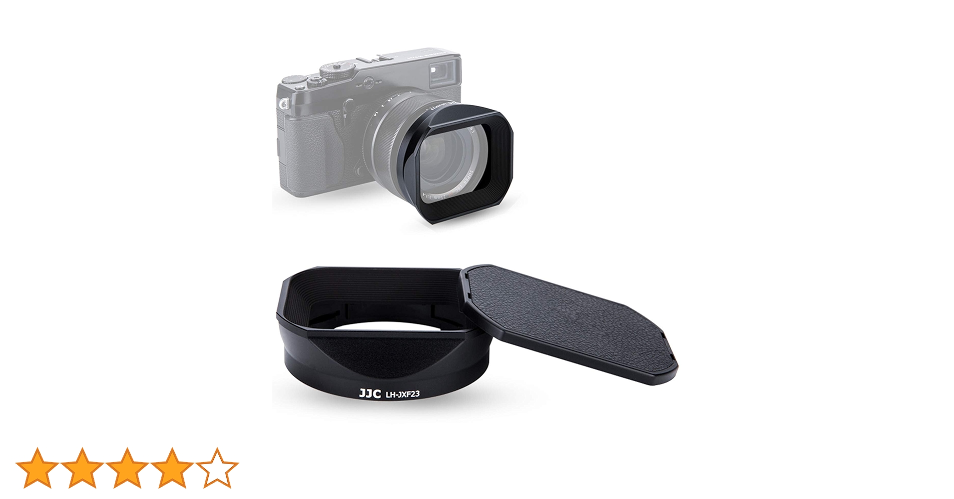 Amazon | JJC メタル 正方形 レンズフード + フードキャップ 富士